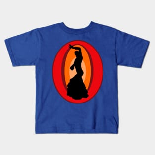 Flamenco Burning Kids T-Shirt